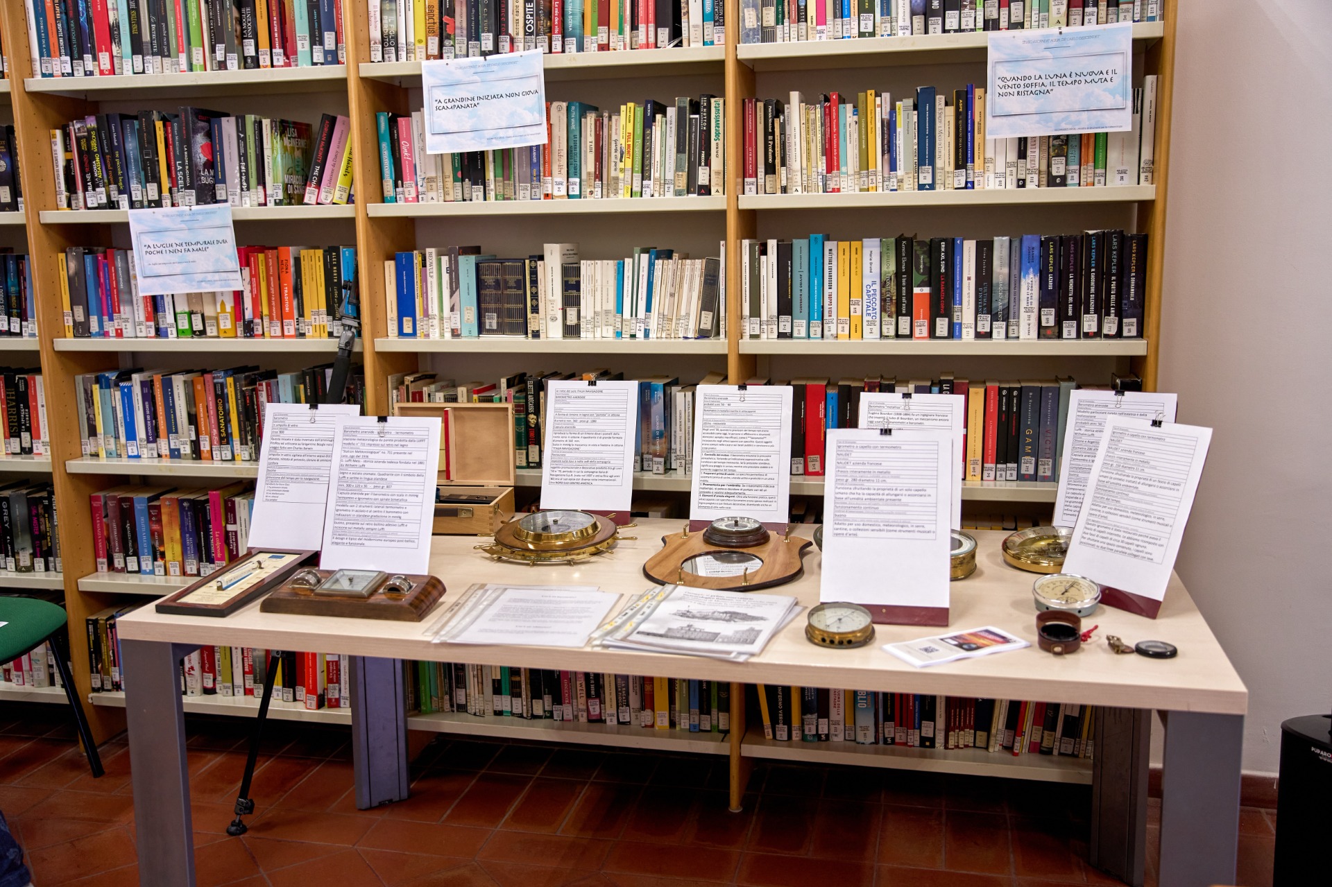 La mostra presso presso la Biblioteca comunale "A. Giorgi" di Ferentino