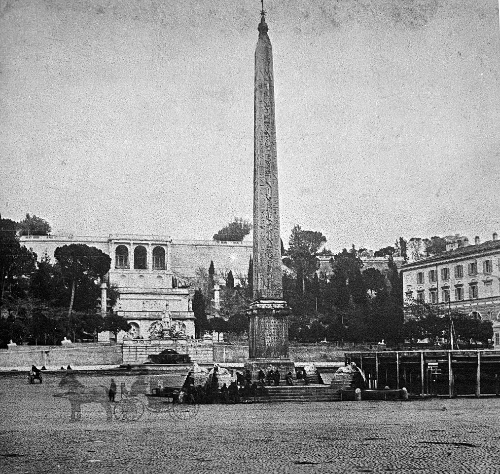 John Henry Parker - Veduta di Piazza del Popolo