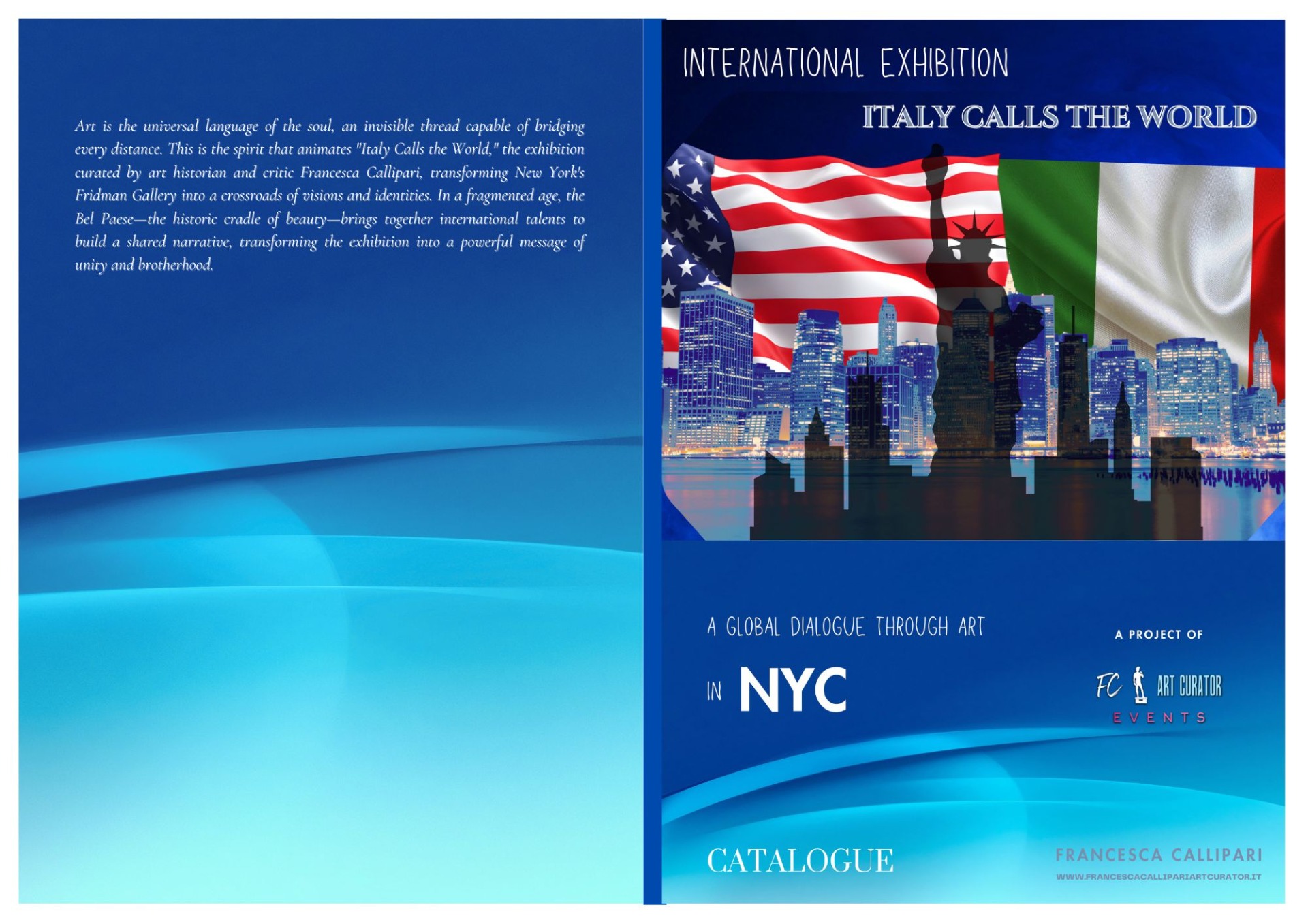 Il catalogo dell'evento distribuito su tutti gli store online e prenotabile presso le libreri fisiche italiane ed internazionali