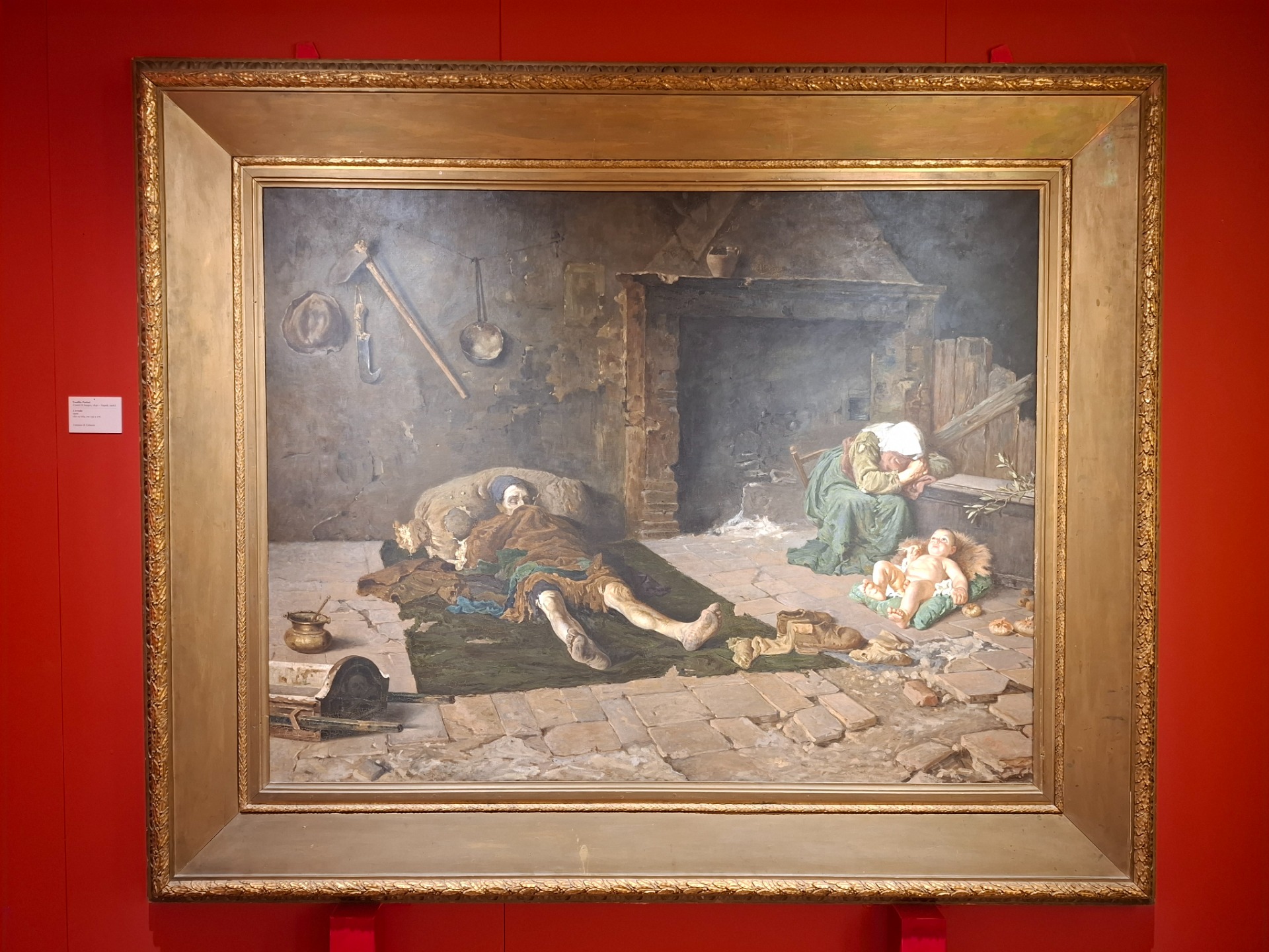 T. Patini. Salvator Rosa e la Compagnia della Morte (1866). Olio su tela, cm 130x210, Collezione privata.