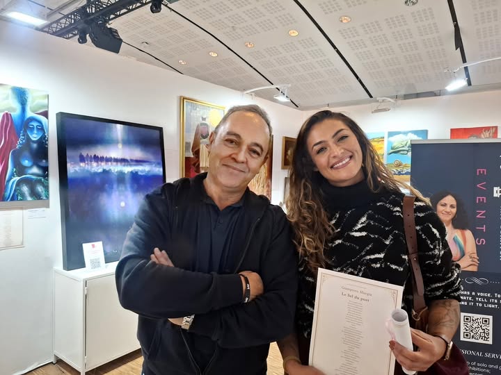 L'omaggio della poesia di Giampiero Murgia ad una visitatrice